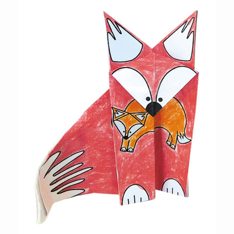 Fridolin - Colouring origami set - Foxes | Scout & Co