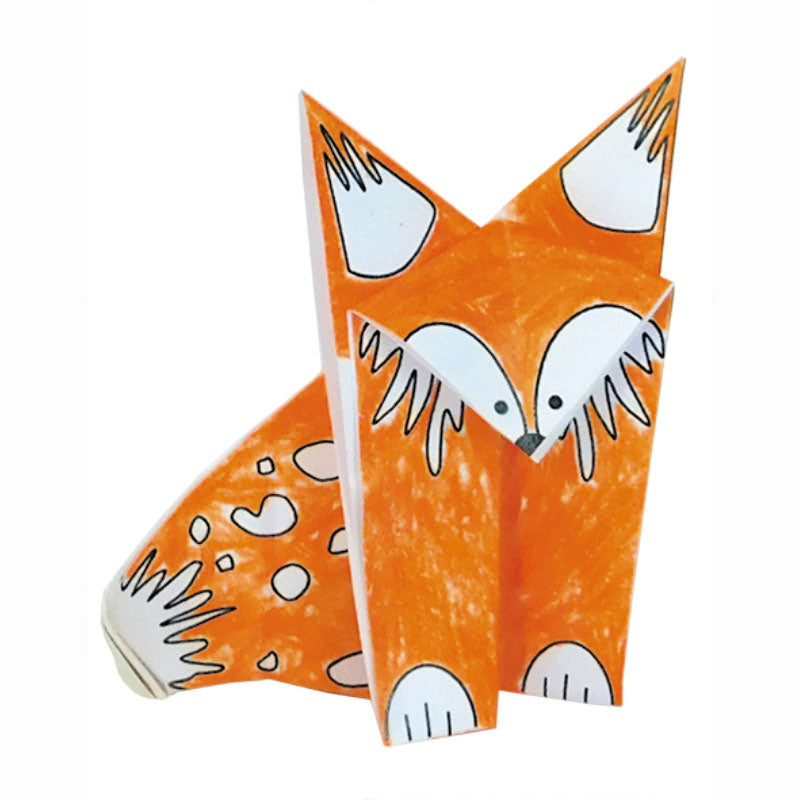 Fridolin - Colouring origami set - Foxes | Scout & Co