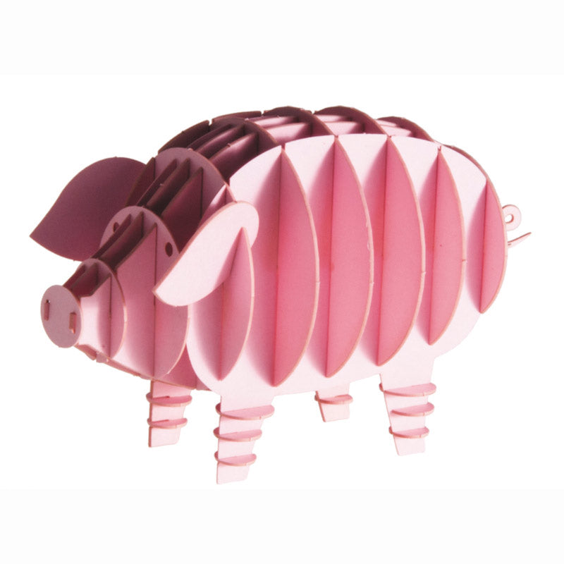 Fridolin - 3D cardboard animal puzzle - Pig | Scout & Co