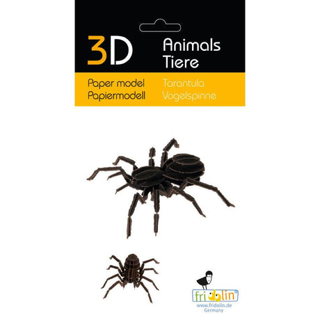 Fridolin - 3D cardboard animal puzzle - Tarantula Spider | Scout & Co