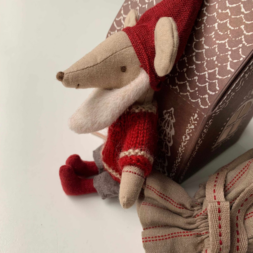 Maileg - Santa mouse with house | Scout & Co