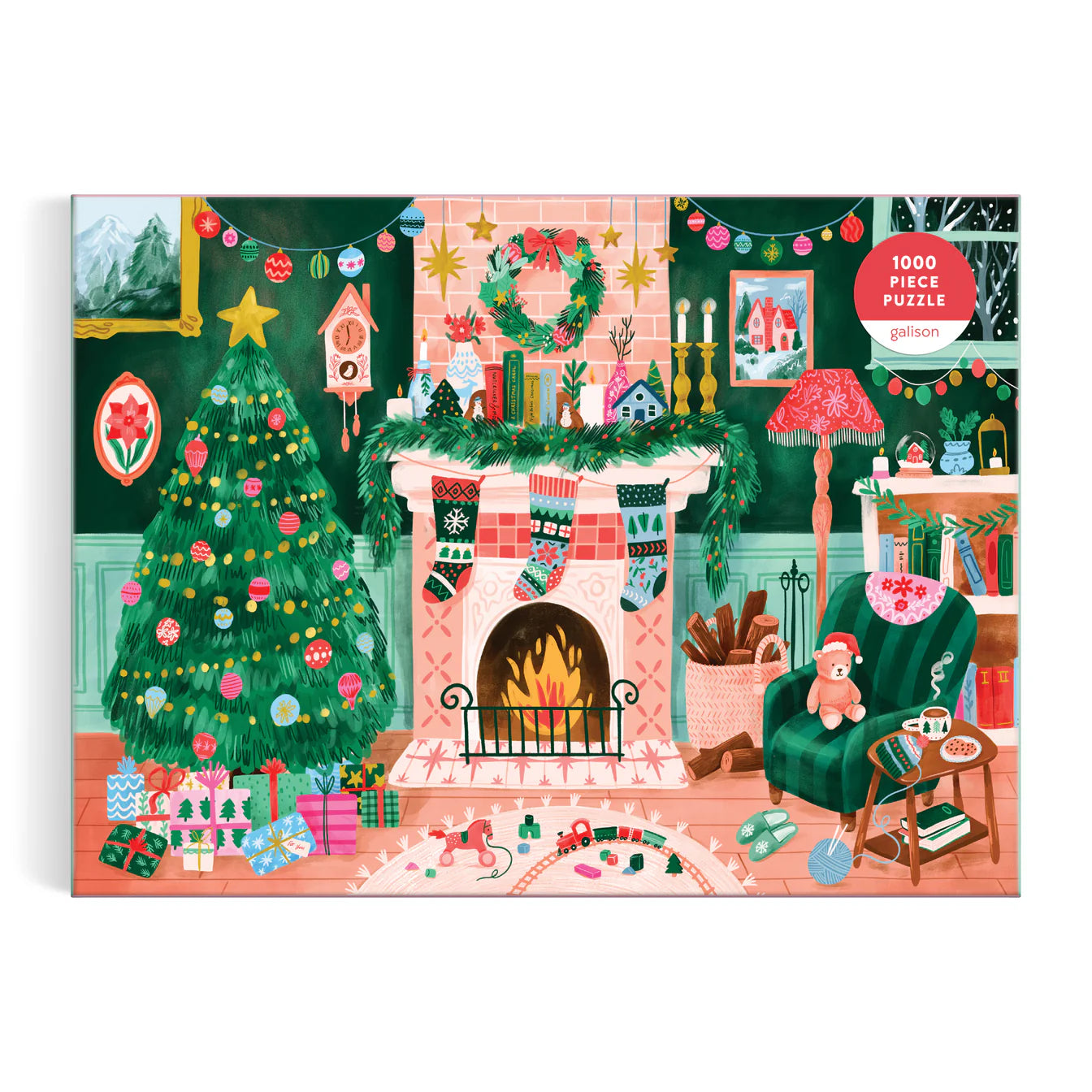 Galison - Cosy By The Fireplace jigsaw puzzle - 1000 pieces | Scout & Co