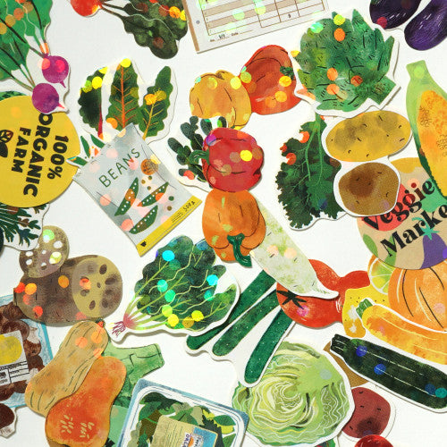 Haco - Vegetable Market stickers box | Scout & Co