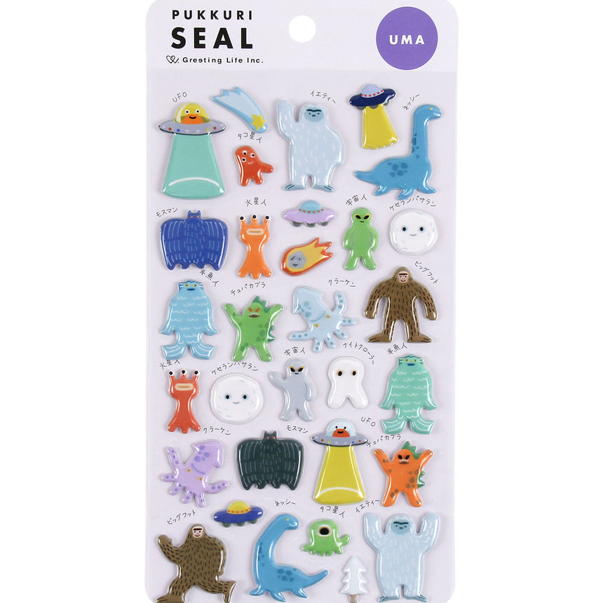 Greeting Life - Puffy stickers - UMA | Scout & Co