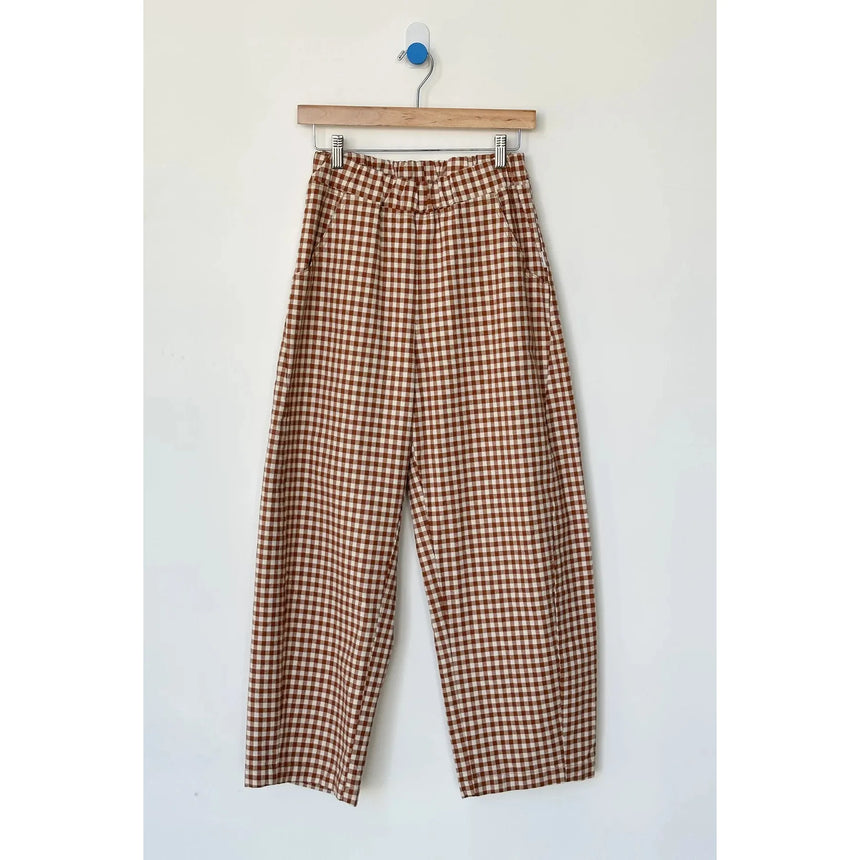 Le Bon Shoppe - Arc pants - Cinnamon gingham | Scout & Co