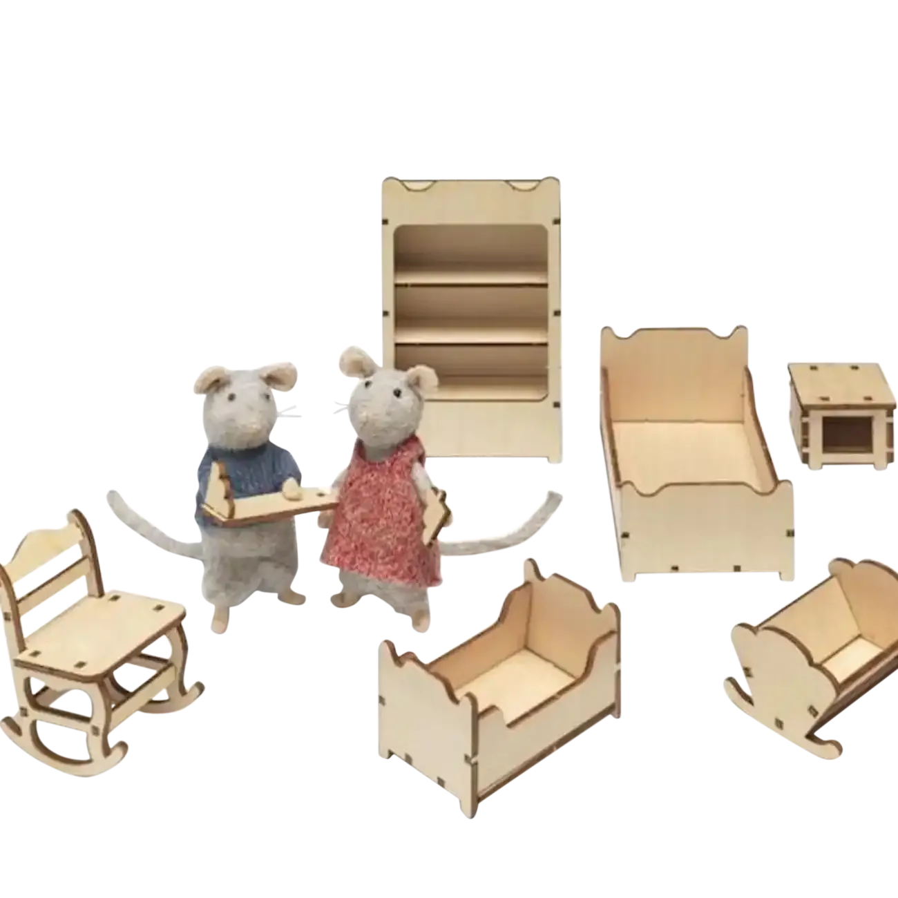 Sam & Julia: The Mouse Mansion - Furniture Kit - Kids' Bedroom | Scout & Co
