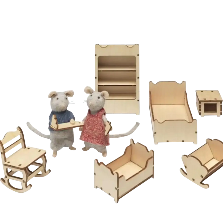 Sam & Julia: The Mouse Mansion - Furniture Kit - Kids' Bedroom | Scout & Co