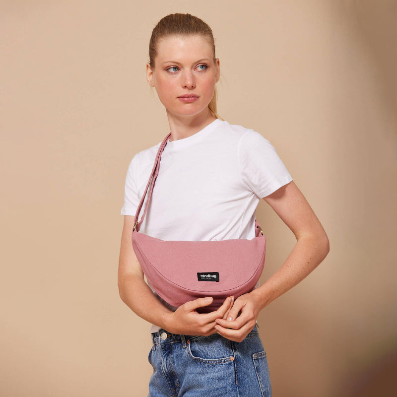 Hindbag - Andrea half moon belt bag - Rose Blush | Scout & Co