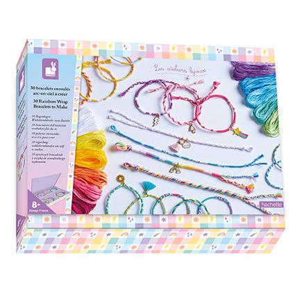 Janod - 30 rainbow wrap bracelets DIY kit | Scout & Co