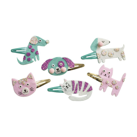 Janod - Glitter hair clips DIY kit - Little Pets | Scout & Co