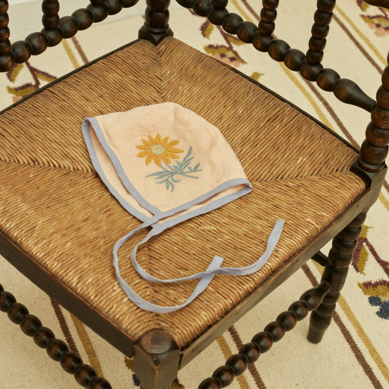 Apolina - Joni bonnet - Satin pink | Scout & Co