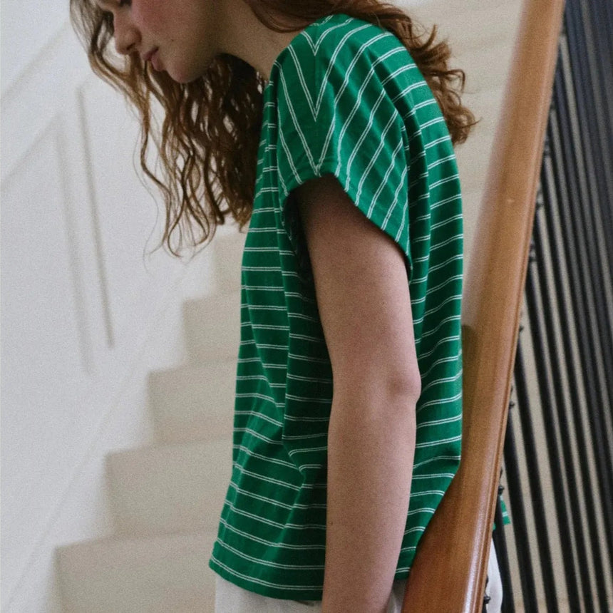 Le Bon Shoppe - Cherie tee - Green stripe | Scout & Co
