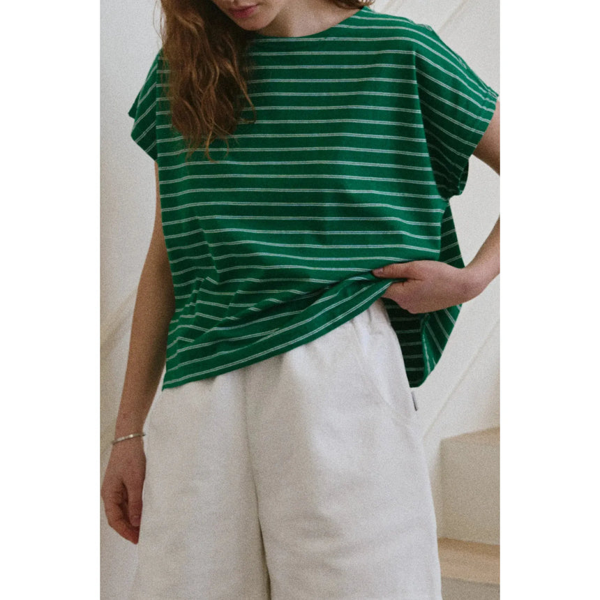 Le Bon Shoppe - Cherie tee - Green stripe | Scout & Co