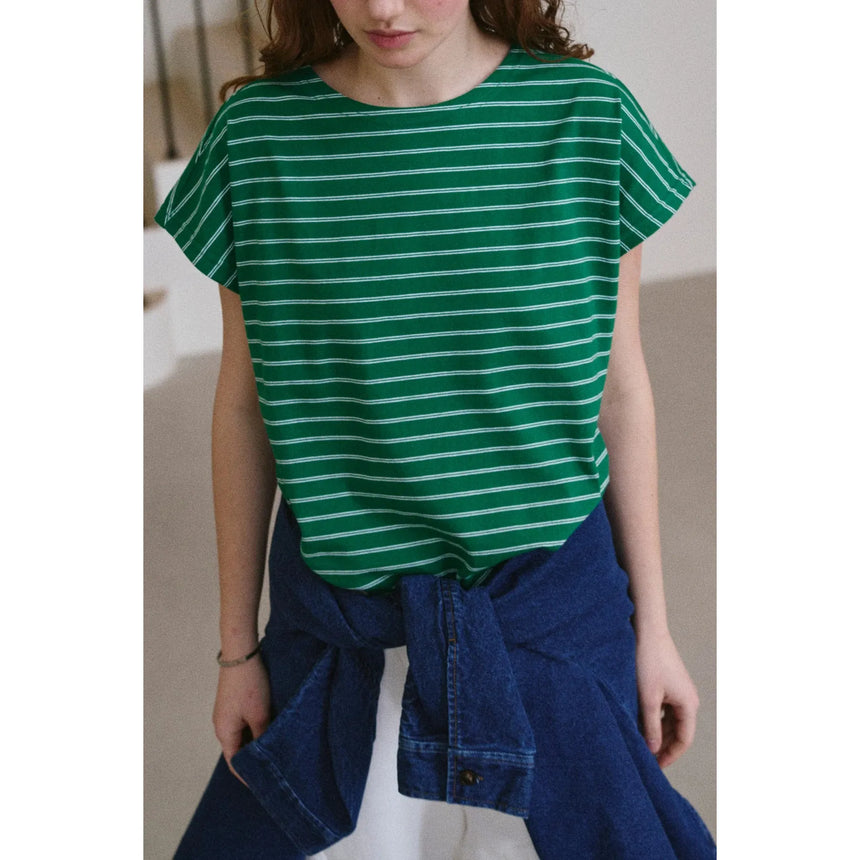 Le Bon Shoppe - Cherie tee - Green stripe | Scout & Co