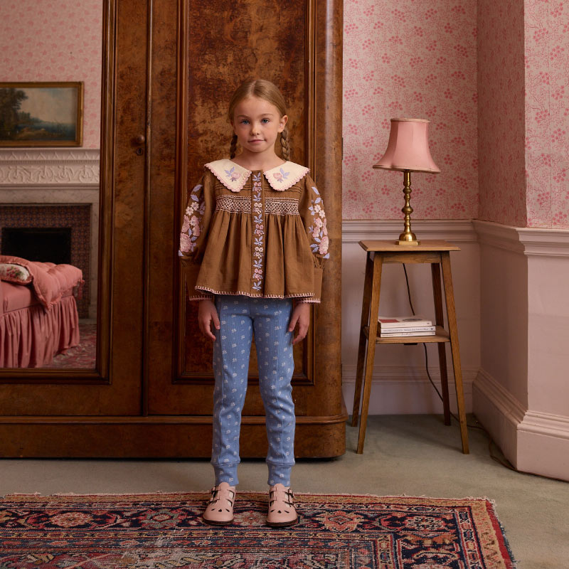 Apolina - Lora blouse - Chocolate | Scout & Co