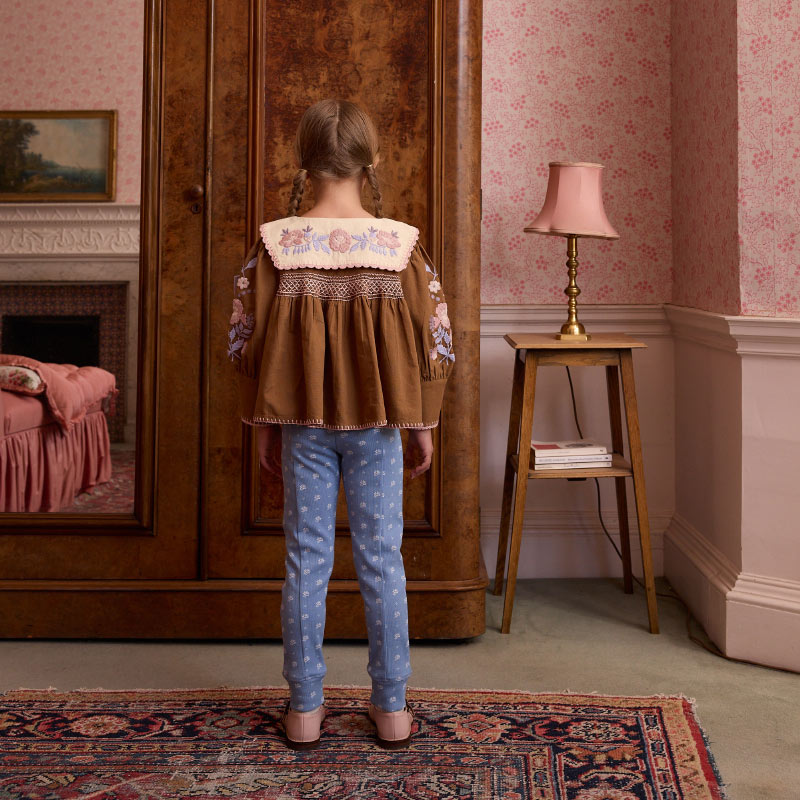Apolina - Lora blouse - Chocolate | Scout & Co