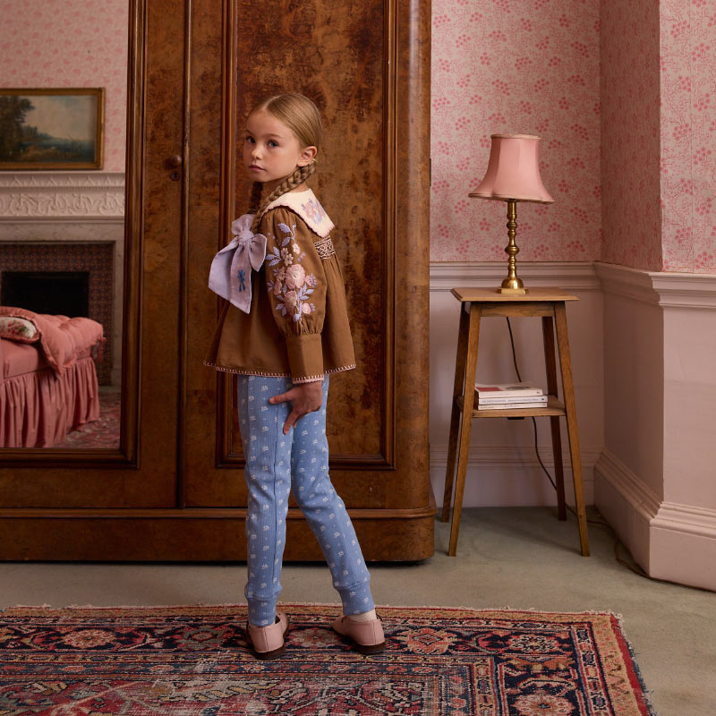 Apolina - Lora blouse - Chocolate | Scout & Co