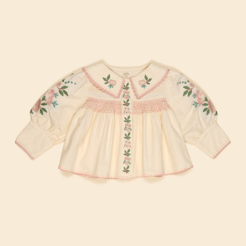 Apolina - Lora blouse - Milk Cream | Scout & Co