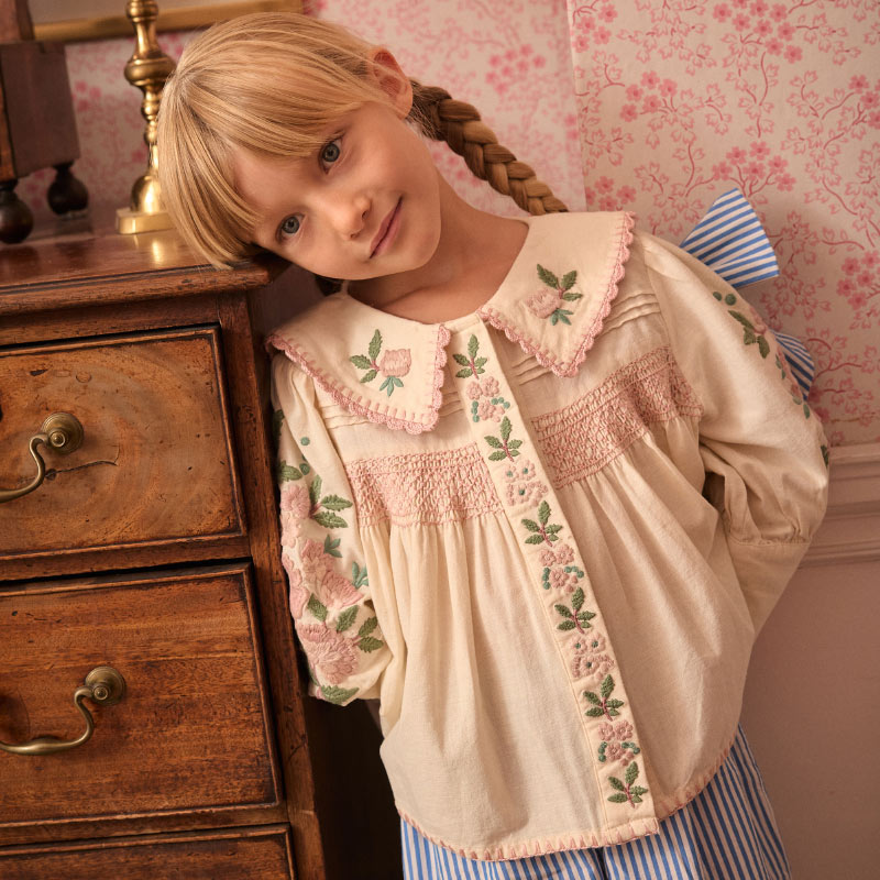 Apolina - Lora blouse - Milk Cream | Scout & Co