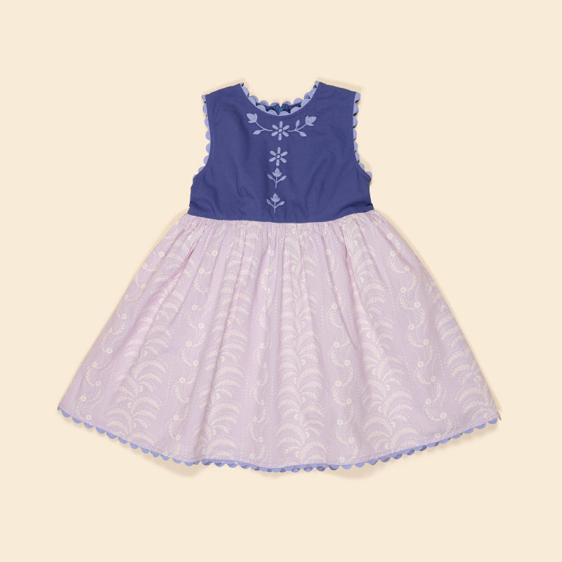 Apolina - Lola dress - Wallflower / Azul | Scout & Co