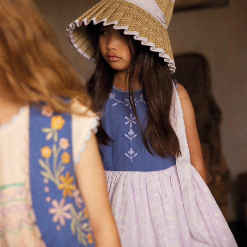 Apolina - Lola dress - Wallflower / Azul | Scout & Co