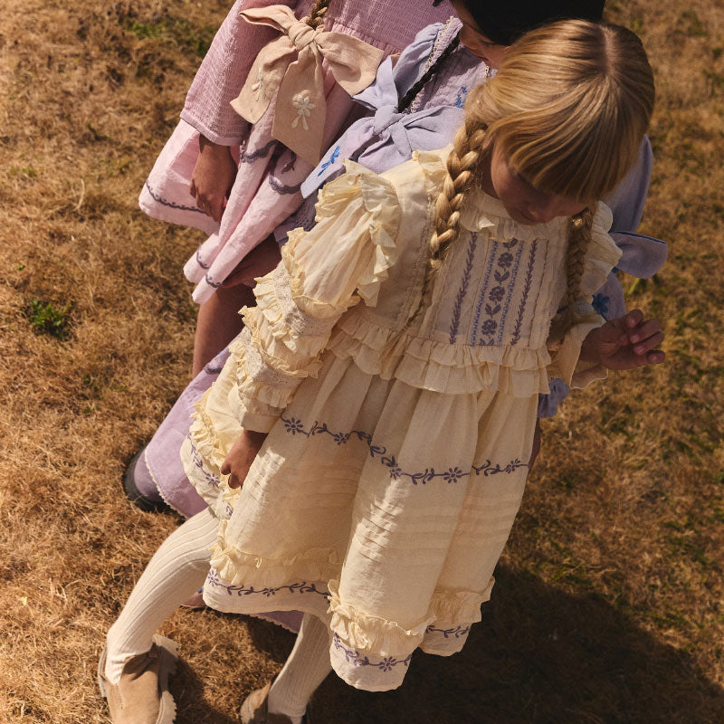 Apolina - Marella soft organdie dress - Cream | Scout & Co