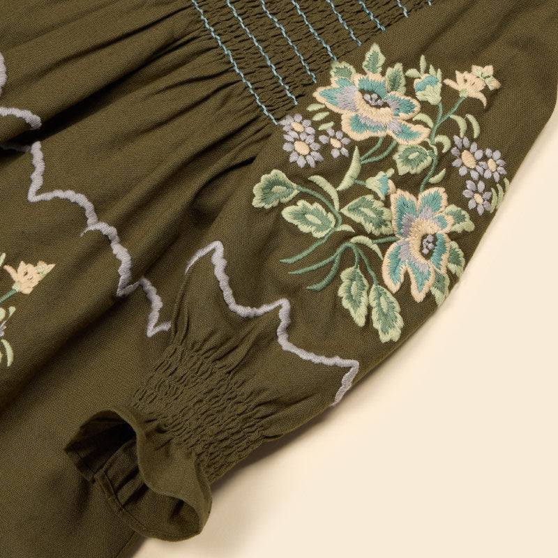Apolina - Mia dress - Forest | Scout & Co