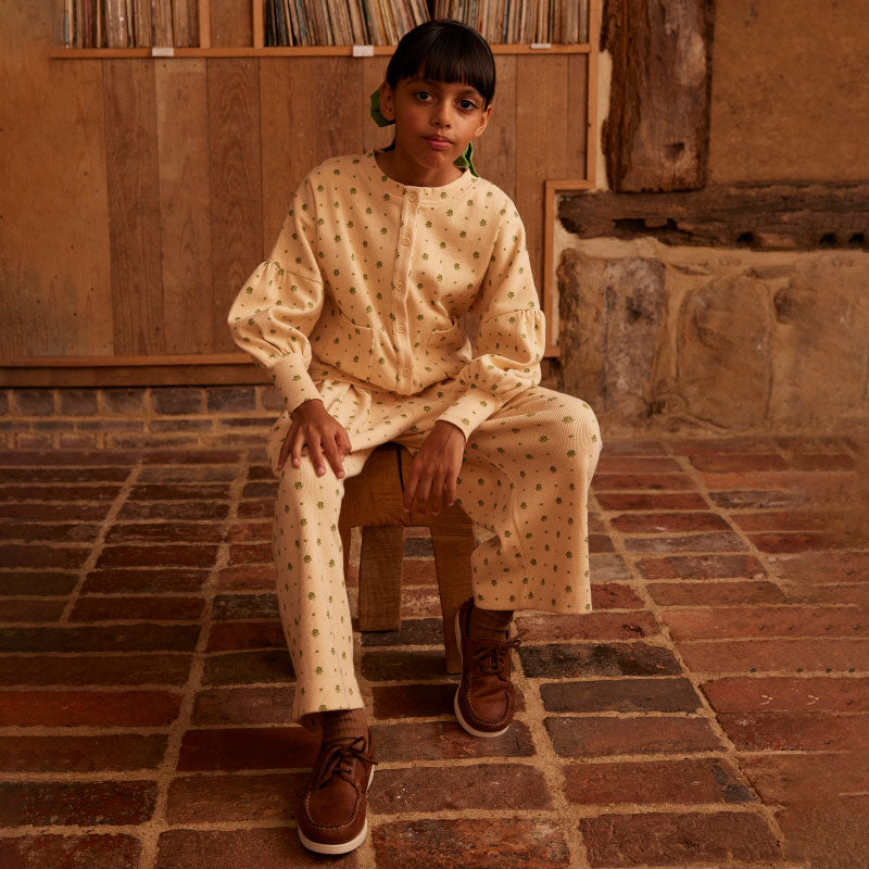 Apolina - Mila Jersey Trousers - Meadow Calico | Scout & Co