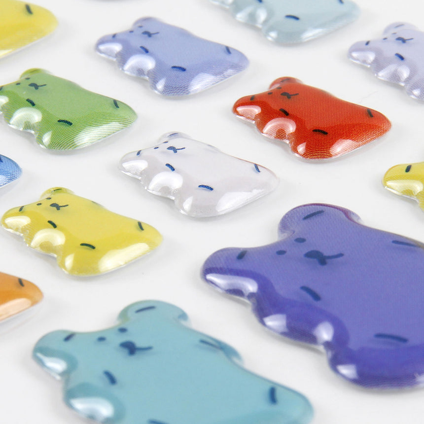 Greeting Life - Puffy stickers - Gummy Bear | Scout & Co