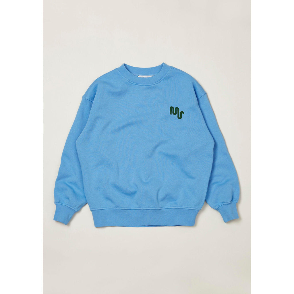 Main Story - Bonnie blue fleece oversized sweatshirt | Scout & Co