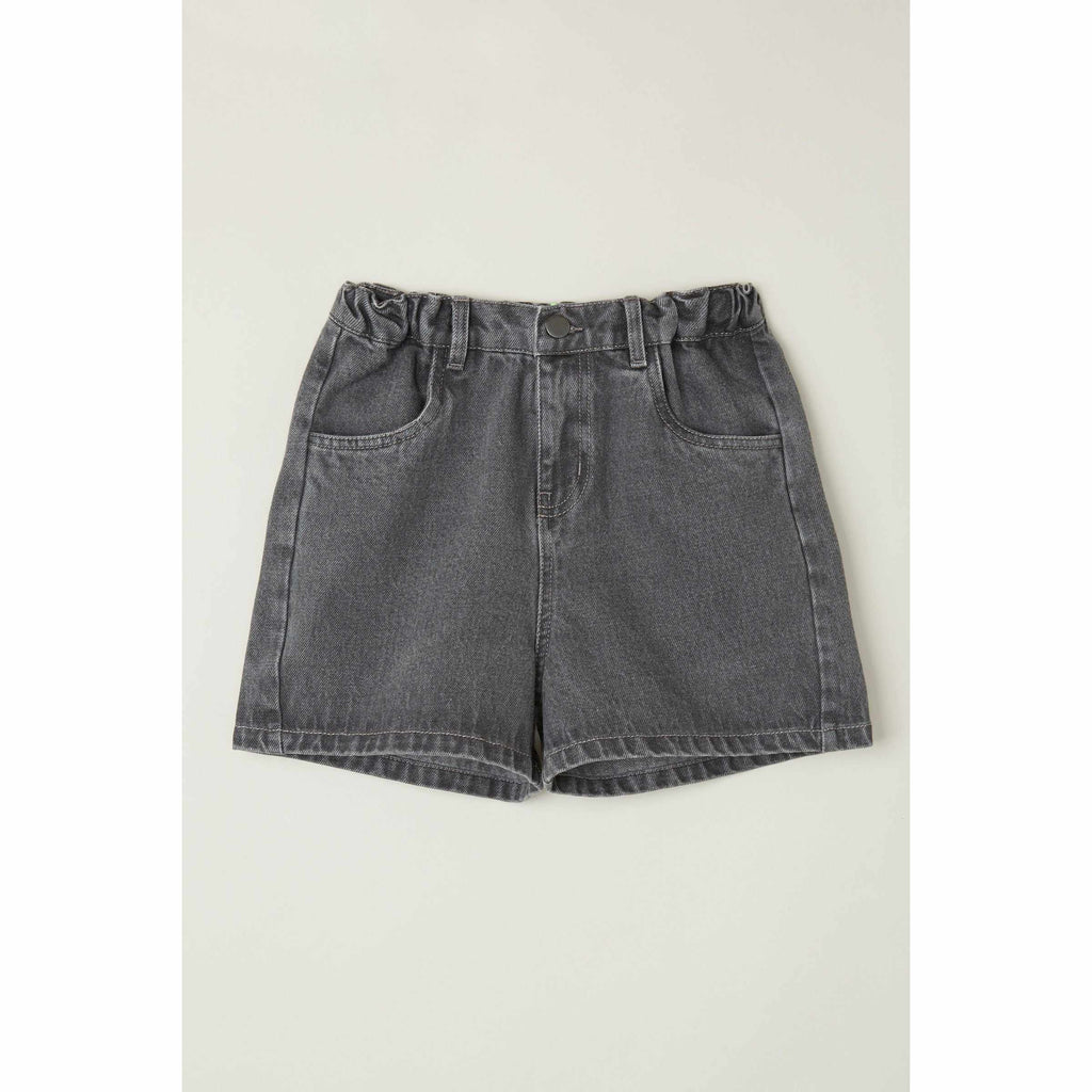 Main Story - Faded Black denim shorts | Scout & Co