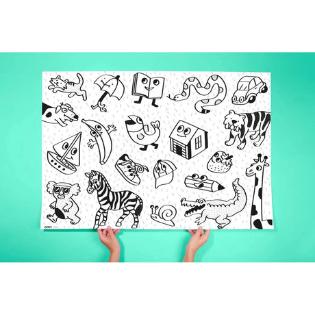 OMY - colouring poster - My First Art Poster | Scout & Co