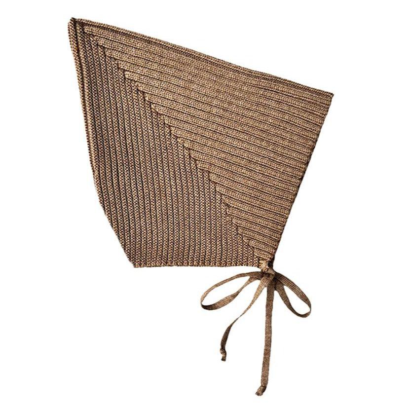 Mabli - Sylfaen wool pixie bonnet - Pecan | Scout & Co