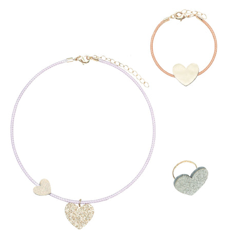 Mimi & Lula - Heart jewellery - set of 3 | Scout & Co