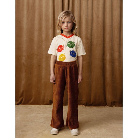 Mini Rodini - Cats corduroy velour trousers | Scout & Co