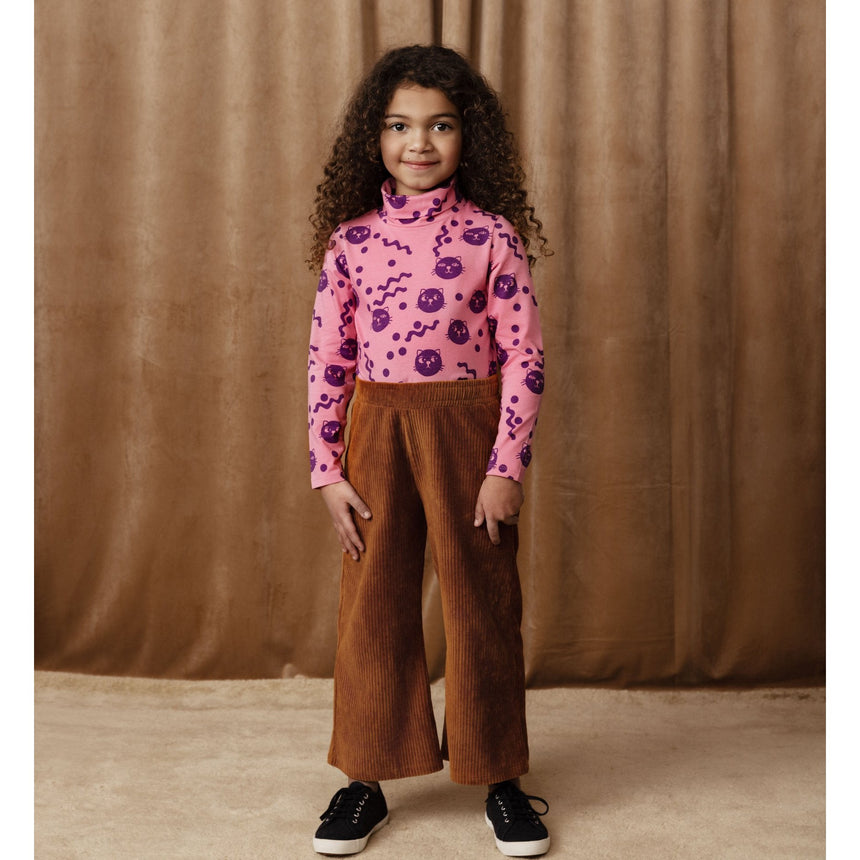 Mini Rodini - Cats corduroy velour trousers | Scout & Co