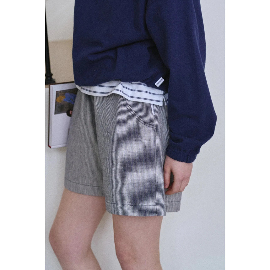 Le Bon Shoppe - City shorts - Navy stripe | Scout & Co