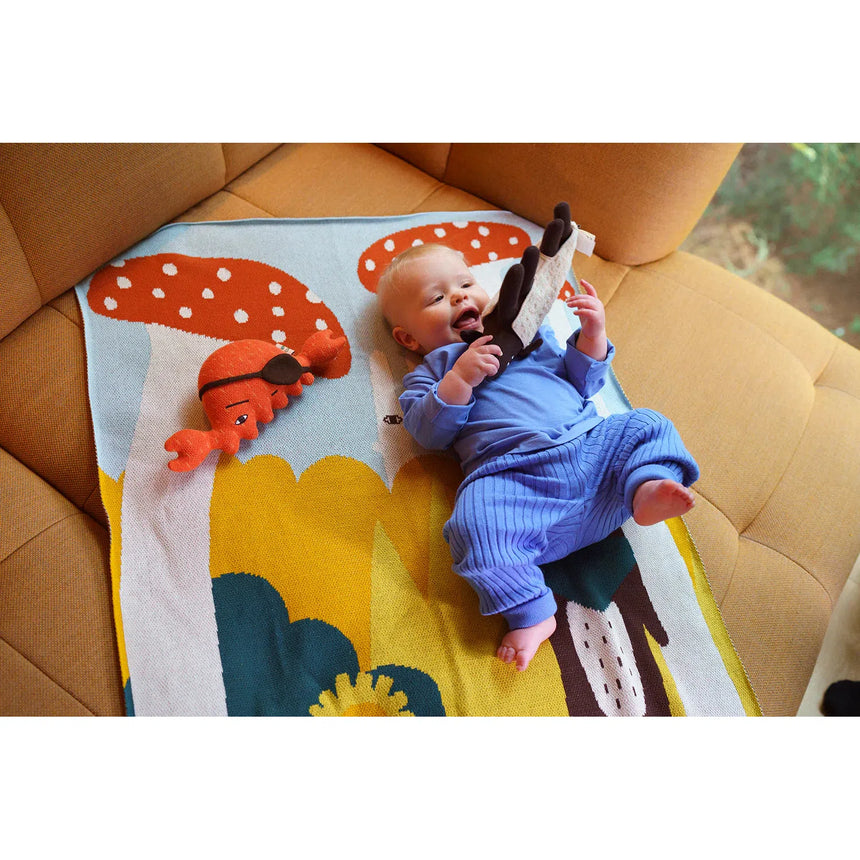 Donna Wilson - Trees & Creatures cotton mini blanket | Scout & Co