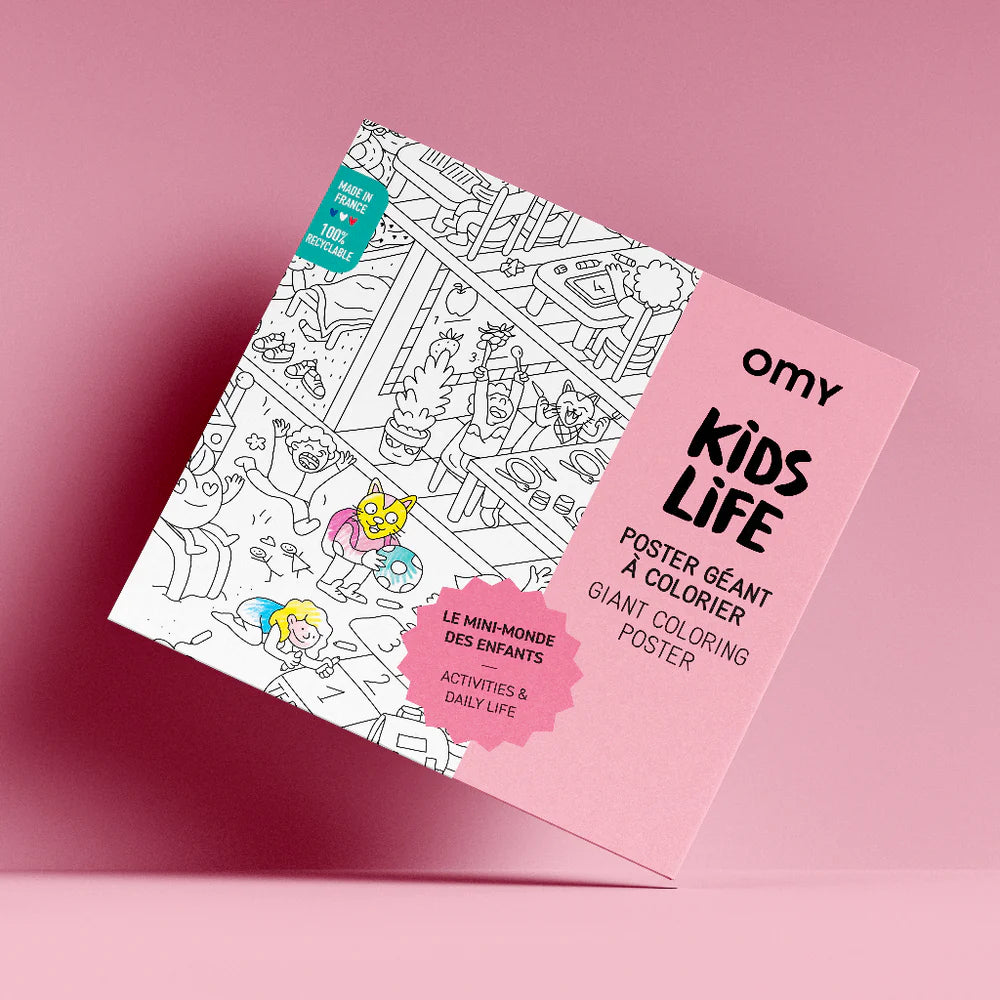 OMY - colouring poster - Kids Life | Scout & Co