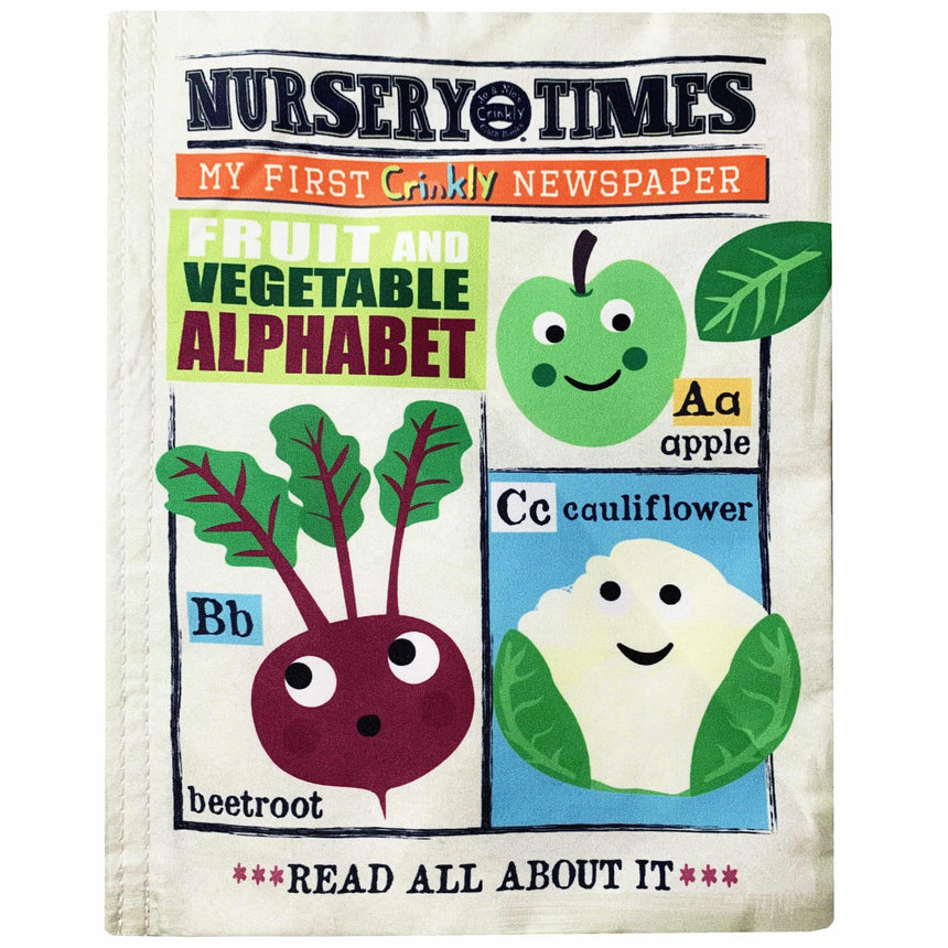 Jo & Nic's Crinkly Cloth Books - Fruit & Veg | Scout & Co