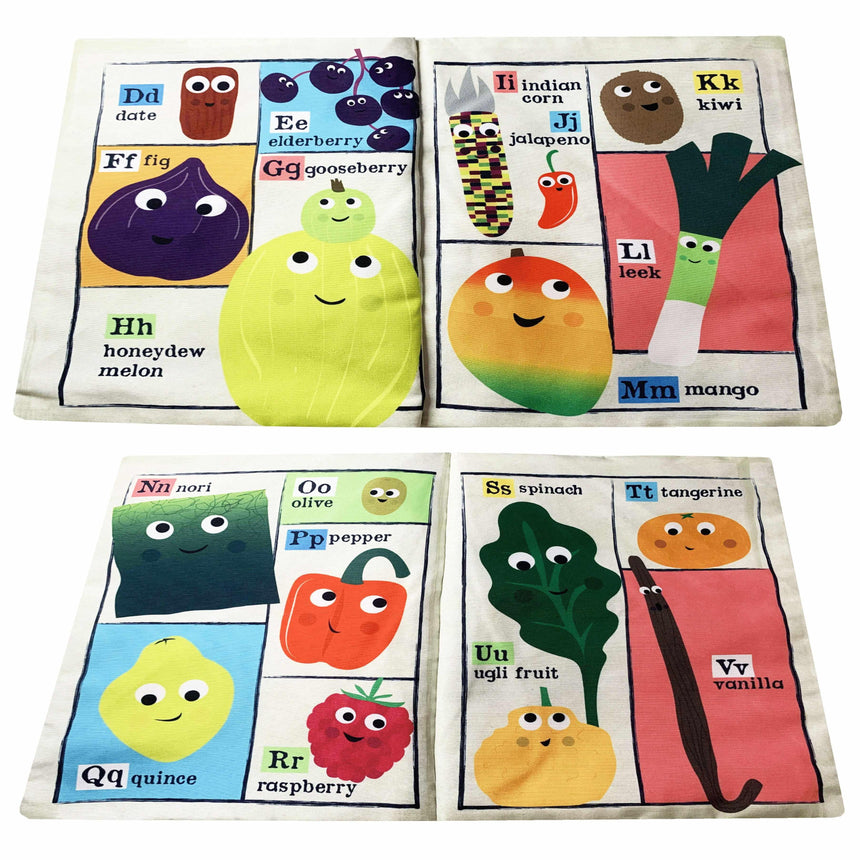 Jo & Nic's Crinkly Cloth Books - Fruit & Veg | Scout & Co