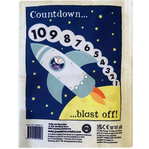 Jo & Nic's Crinkly Cloth Books - Space Count | Scout & Co