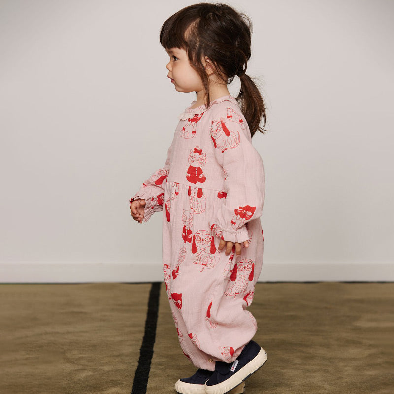 Mini Rodini - Minibabies woven baby jumpsuit | Scout & Co