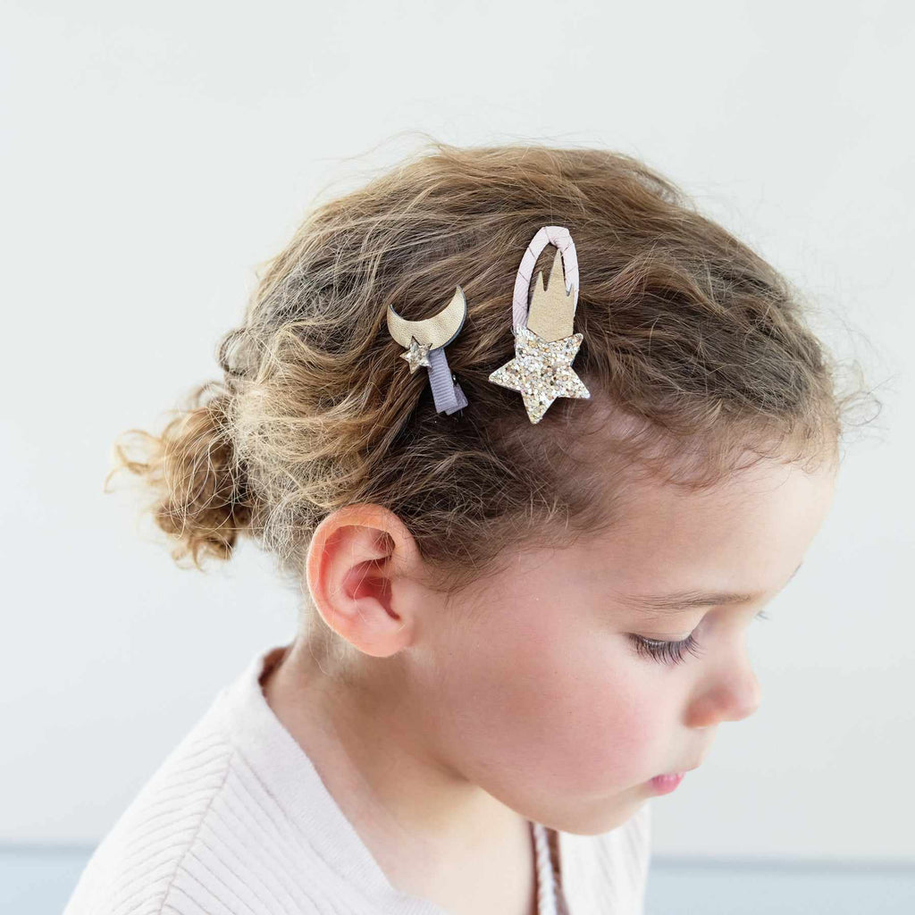 Mimi & Lula - Night Sky hair clips - set of 4 | Scout & Co