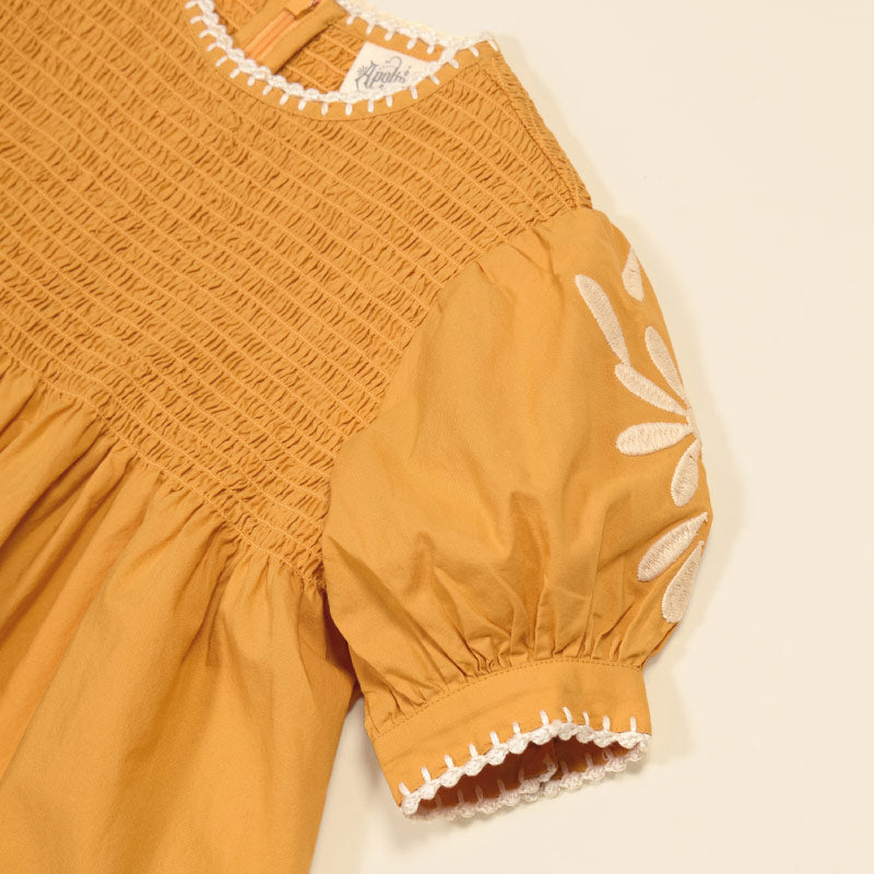 Apolina - Noemie dress - Tangerine | Scout & Co