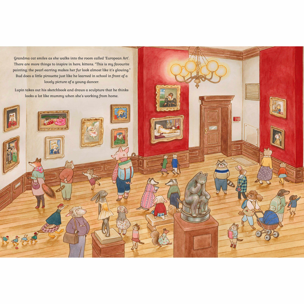 Cat Family At The Museum - Lucy Brownridge | Scout & Co