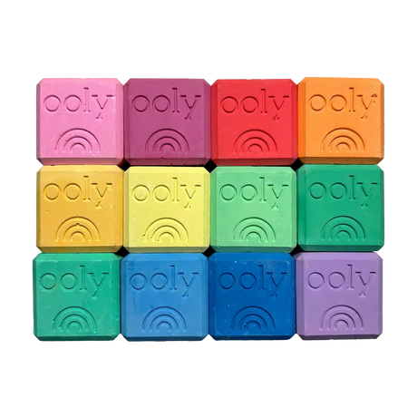 Ooly - Chalk-O-Rama block sidewalk chalks - set of 12 | Scout & Co