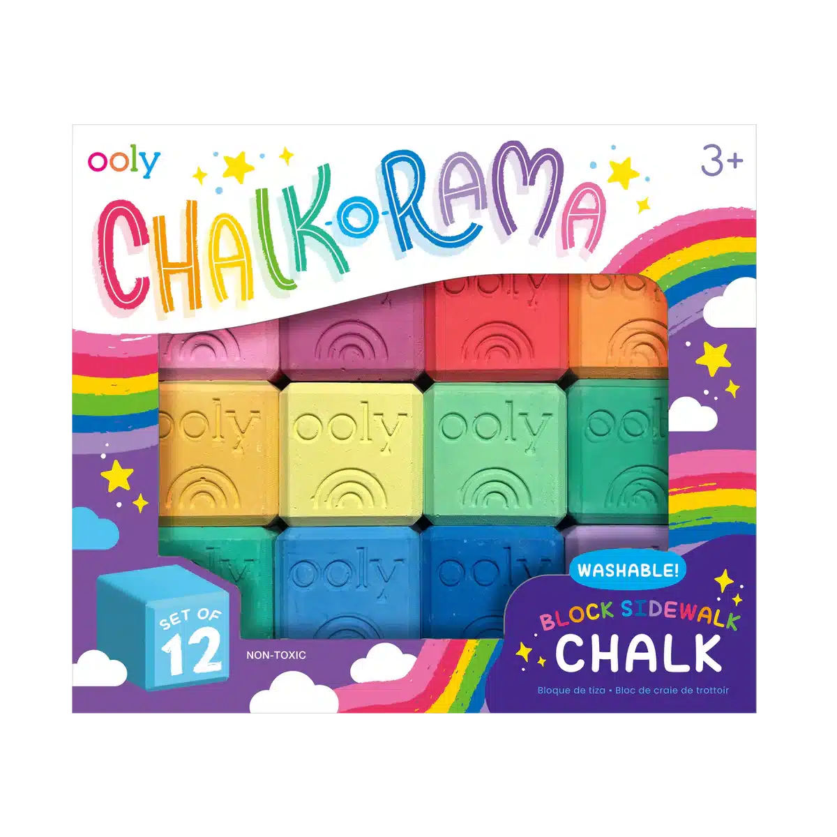 Ooly - Chalk-O-Rama block sidewalk chalks - set of 12 | Scout & Co