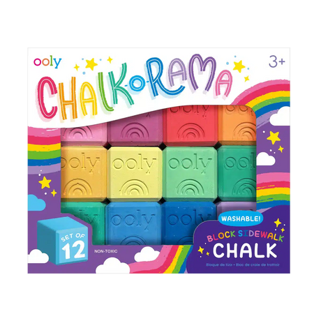 Ooly - Chalk-O-Rama block sidewalk chalks - set of 12 | Scout & Co