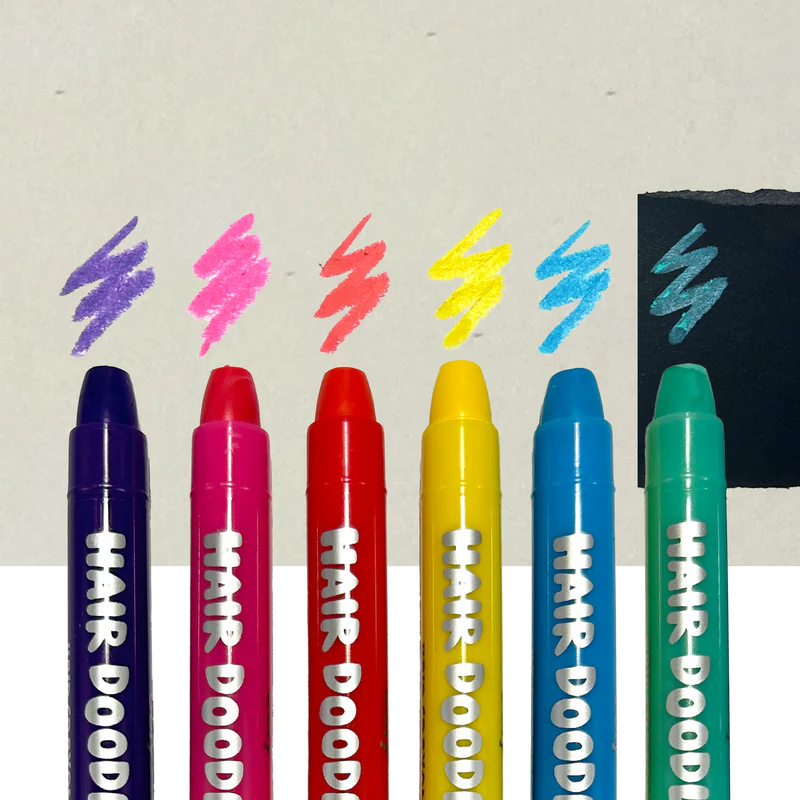 Ooly - Hair Doodlers hair crayons - set of 6 | Scout & Co